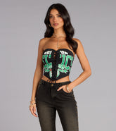 Ultra Game NBA Boston Celtics Corset Top