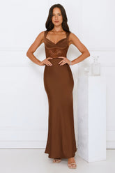 Permission To Party Satin Maxi Dress