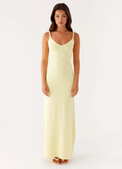 Anastasia Maxi Dress - Yellow