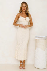 Iconic In Style Lace Midi Dress