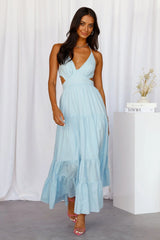 Girl Where Midi Dress Blue