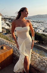 Still Got It Mesh Maxi Dress Lemon