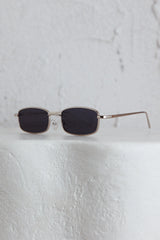 Mae Rectangle Sunglasses Black