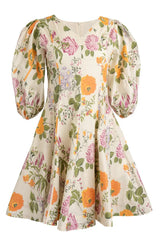 Leah Dress in Multicolor Floral