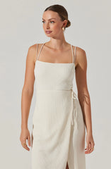 Brinda Wrap Midi Dress