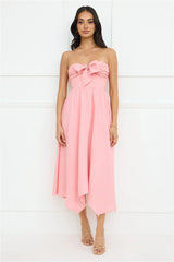 Saltwater Soul Strapless Midi Dress