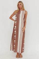 Dayla Sleeveless Waist Tie Maxi Dress Palma