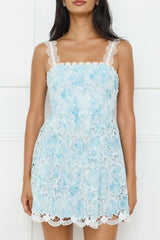 Vivid Bloom Mini Dress