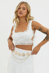 Aura Sun Multi-Layered Waist Chain Gold