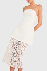 Jada Ivory MIDI Dress