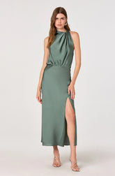 Jelyn Satin Midi Dress