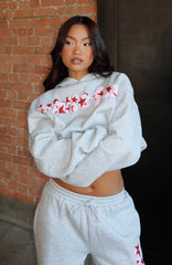 From The Archives Jaxx Oversized Hoodie Dark Grey Marle