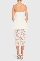 Jada Ivory MIDI Dress