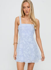 Cerise Mini Dress Lilac Burnout