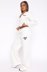 Offstage Wide Leg Sweatpants Mineral Grey