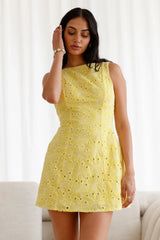 Summer Sway Mini Dress Yellow
