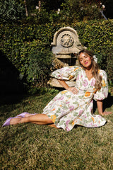 Leah Dress in Multicolor Floral