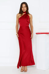 Luxe Experience Satin Maxi Dress