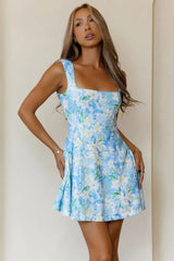 Clio Side Flare Hem Mini Dress