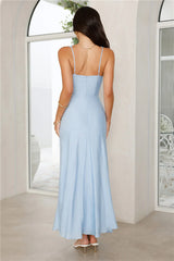 Juicy Floral Maxi Dress Blue