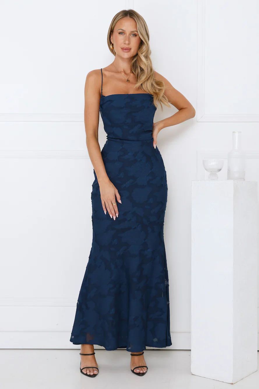 Bridge To Wonderland Maxi Dress Navy