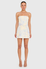 Fae Pink Mini Dress in Somerset