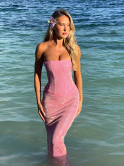 Natty Maxi Dress Pink