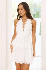 Poetry Love Embroidered Mini Dress