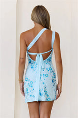 Petal Shores One Shoulder Mini Dress