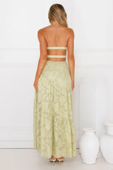 My Best Strapless Maxi Dress