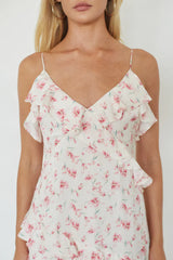 Poppy Floral Ruffle Maxi Dress