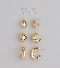 Statement Six Pack Earrings Set