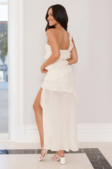 Out Late Look Great One Shoulder Maxi Dress