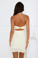 Bahamas Breeze Strapless Mini Dress