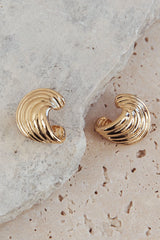 Magic Swirl Earrings Gold