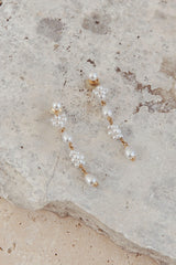 Simone Dangle Earrings Pearl