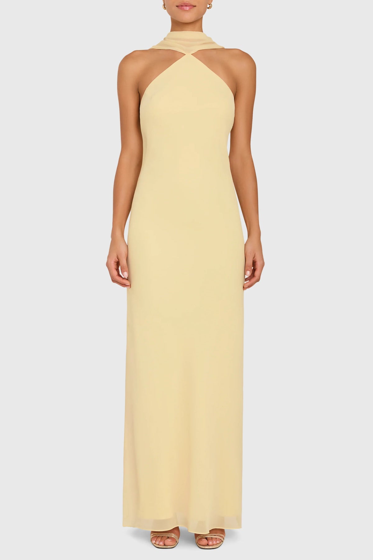 Cornsil Yellow Maxi Dress