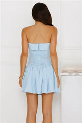 Softest Gaze Strapless Mini Dress