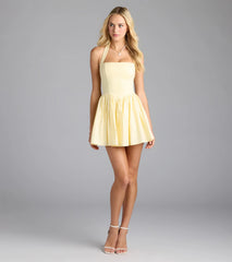 Sweetheart Certified Halter Skater Dress