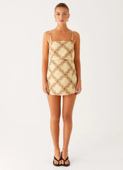 Mantra Mini Dress - Tidal Wave Print