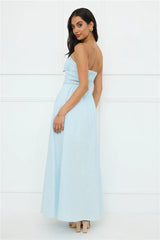 Luciana Strapless Maxi Dress