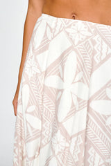 Sought After Maxi Skirt Print Latte