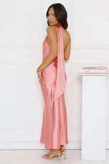 Kissed By Moonlight Satin Maxi Dress