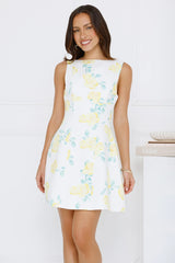 Rosy Horizon Mini Dress