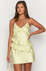 Lydia Yellow Mini Dress