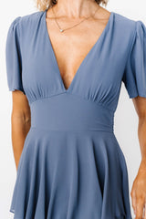 Montaigne Ruffle Maxi Dress | Whisper Blue